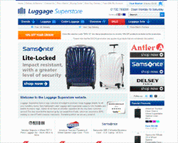 Luggage Superstore Promo Codes & Coupons