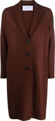 Single-Breasted Wool Coat-BT