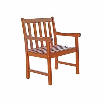 Brown Patio Armchair - 24 W x 24 D x 34 H