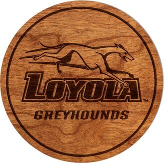 Loyola-Maryland Greyhounds Coaster - Crafted From Cherry Or Maple Wood Loyola University Maryland | Lum