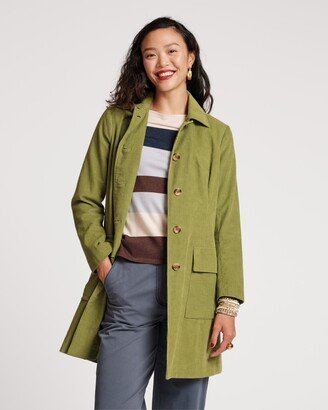 Barn Jacket Mini Wale Corduroy Moss Green