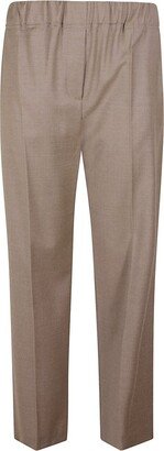 Straight Leg Pleated Trousers-AC