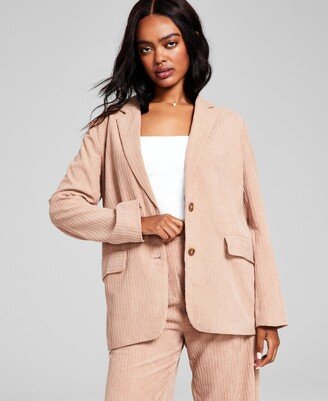 And Now This Women's Corduroy Blazer