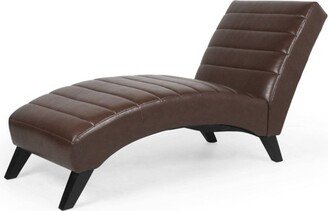 Stillmore Contemporary Channel Stitch Chaise Lounge