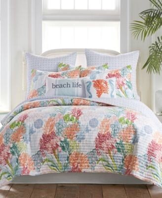 Home Sunset Bay Reversible Quilt Set Collection