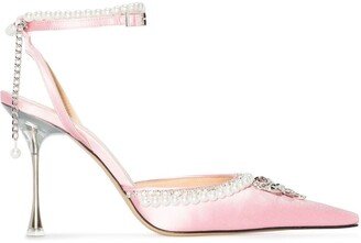 Sophie 100mm crystal-embellished pumps