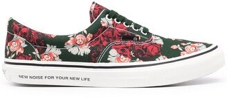 Floral-Print Low-Top Sneakers