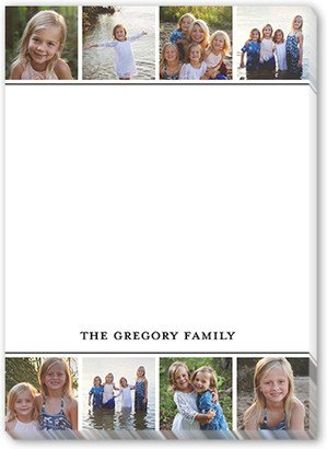 Notepads: Bordered In Photos 5X7 Notepad, White, Matte