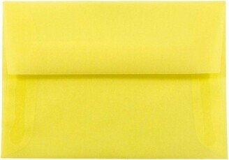 JAM Paper & Envelope JAM Paper 4Bar A1 Translucent Vellum Invitation Envelopes 3.625x5.125 YW 1591616I