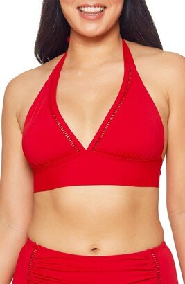 Behind the Seams Halter Bikini Top-AA