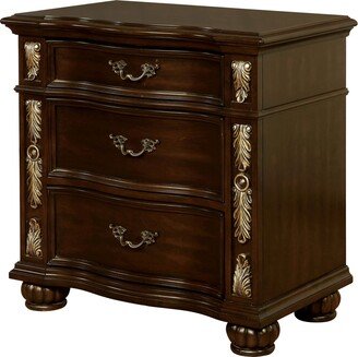 Mullberry Cherry 3-Drawer Nightstand