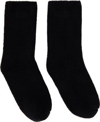 Black Buckle Socks