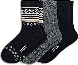 Fair Isle Socks, Pack of 3