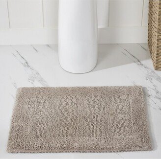 Set of 5 Edge Collection Sand 100% Cotton Rectangle Bath Rug