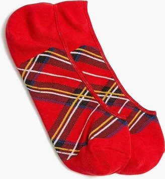 Women's Plaid No-Show Socks