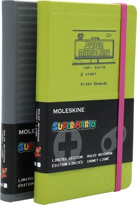 Super Mario Game Boy Super Mario Cartridge Notebook Light Green