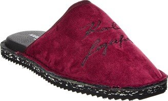 Embroidered Velvet Slipper-AA