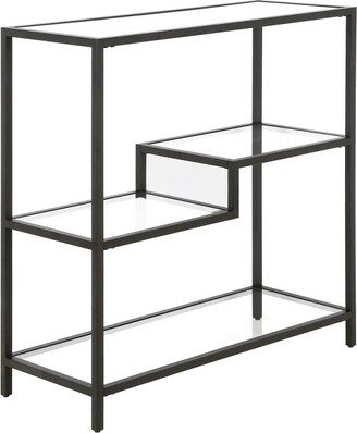 Henn& Hart 36 Tall Black Bronze Bookcase - Henn&Hart