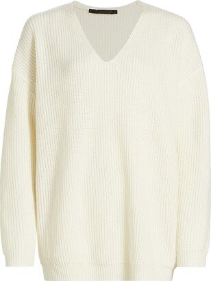 Cabin Cotton-Blend V-Neck Sweater