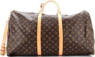 Keepall Bandouliere Bag Monogram Canvas 60-AA