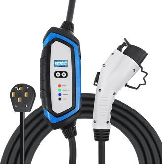 Lectron 240V 32 Amp Level 2 Ev Charger with 21ft Extension Cord J1772 Cable & Nema 14-50 Plug Electric Vehicle Charger