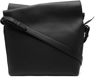 Crown asymmetric shoulder bag