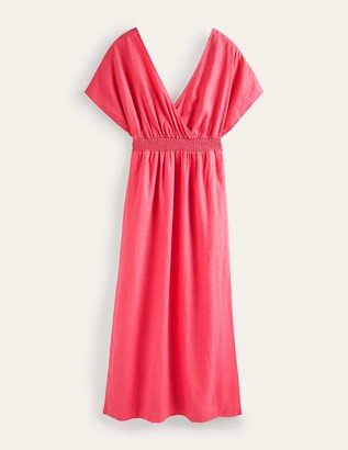 Linen Kaftan Maxi Dress