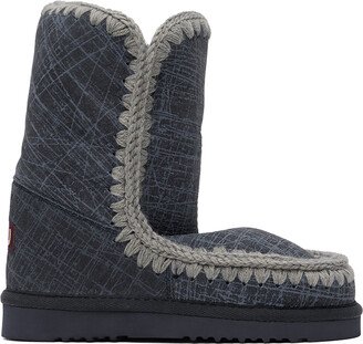 Blue 24 Shearling Boots