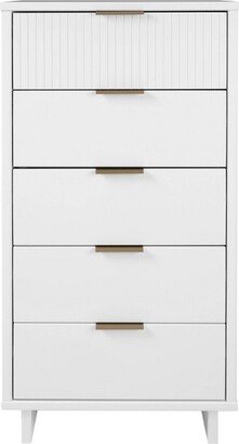 Granville Tall Modern 5 Drawer Dresser