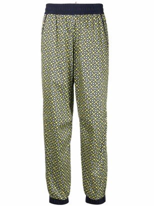 Lemon-print track pants