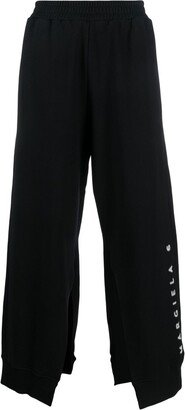 Logo-Print Cotton Track Pants-CU