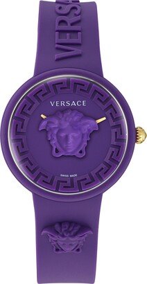 Medusa Pop Silicone Strap Watch, 39mm