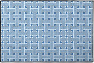 Door Mats: Beams - Blue Door Mat, Blue