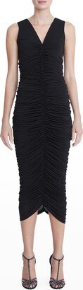 Alessia Ruched Sleeveless Dress