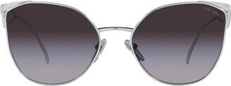 Prada Eyewear Cat-Eye Sunglasses-AA