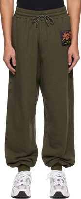 LU'U DAN SSENSE Exclusive Khaki Kung Fu Lounge Pants