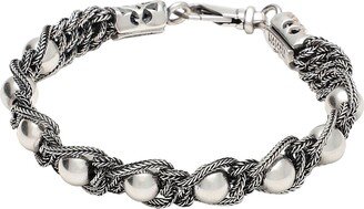 Silver Beaded Bracelet Bracelet Silver