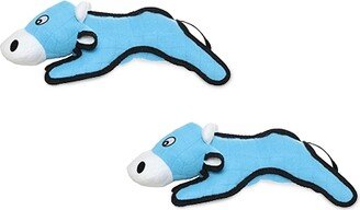 Tuffy Barnyard Cow, 2-Pack Dog Toys