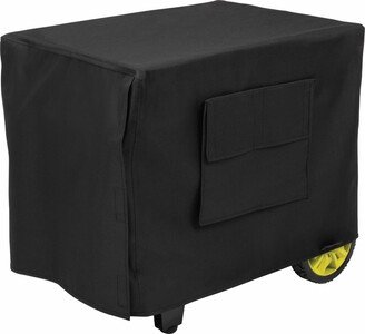 Modern Leisure Basics Outdoor Generator Cover, 38 in. L x 28 in. W x 30 in. H, Black - 38 x 28 x 30