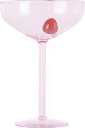 Pink Manhattan Cocktail Glass