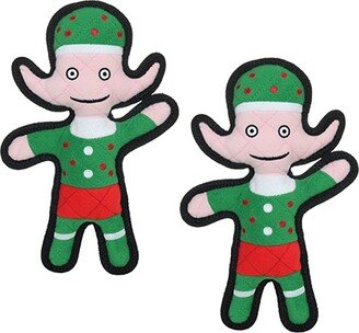 Tuffy Holiday Elf, 2-Pack Dog Toys