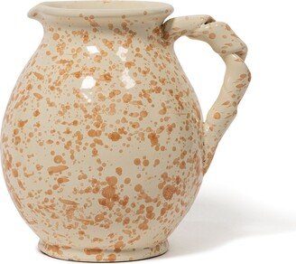 Sharland England Splatter Cigno Jug - Yellow & Orange