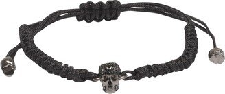 Pave' Skull Friendship Bracelet