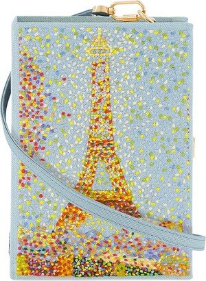 Eiffel Tower Book Clutch Handbag