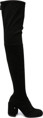 Isidor 75mm suede thigh-boots