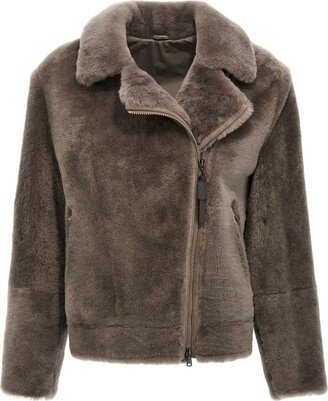 Fur Zipped Jacket-AA