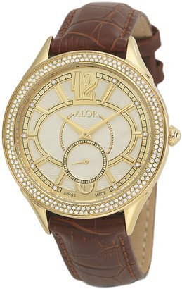 Women's Stainless Steel Diamond Watch-AD