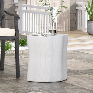 Bernay Outdoor Lightweight Concrete Side Table