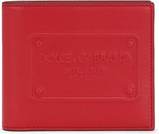 Logo-Patch Leather Wallet