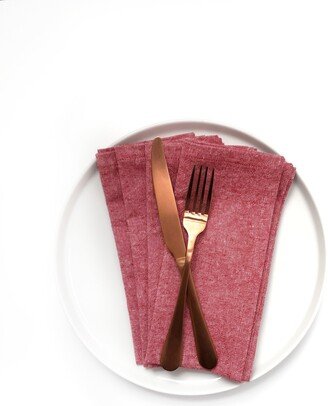 Red Linen Napkins